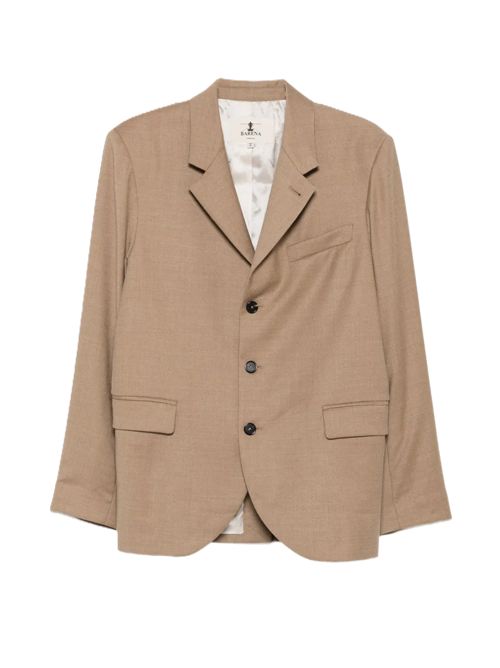 BarenaBlazer completo monopetto Faliero con revers classici camel Barena | GID5729 0482240 CAMEL